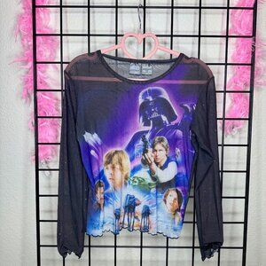 Cakeworthy Star Wars Poster Mesh Top for Women